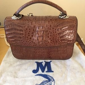 M Genuine Crocodile Handbag - Mint Condition